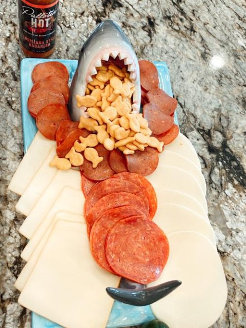 Amazon.com: Shark Party Jaw-Some Napkins, 48 ct : Home & Kitchen