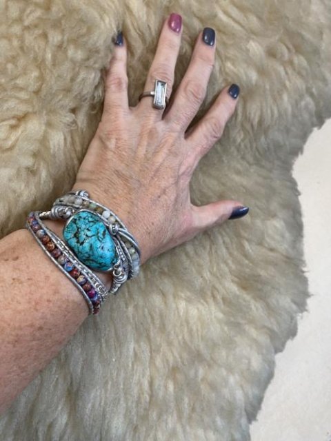 The Turquoise Protection Wrap Bracelet Free Shipping