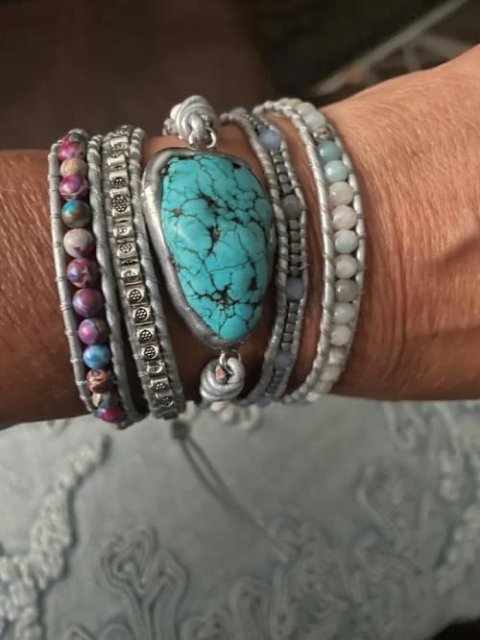 The Turquoise Protection Wrap Bracelet Free Shipping