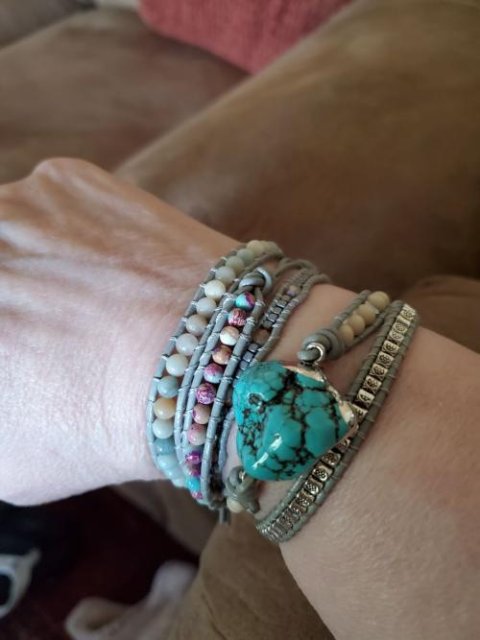 The Turquoise Protection Wrap Bracelet Free Shipping