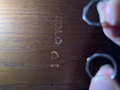 Light Sculpted "I Love You" Couple Rings 925 Sterling Silver