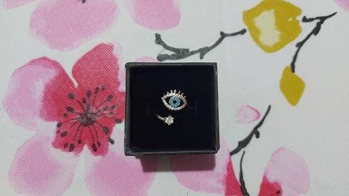 Anello Occhio Greco Argento S925