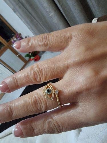 Anello Occhio Greco Argento S925