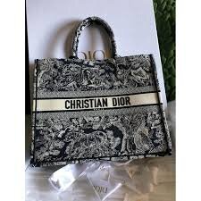 Large  Dior Book Tote Bag