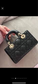 Dior Lady D-JOY Latte Cannage Lambskin Bag