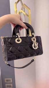 Dior Lady D-JOY Latte Cannage Lambskin Bag