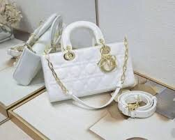 Dior Lady D-JOY Latte Cannage Lambskin Bag