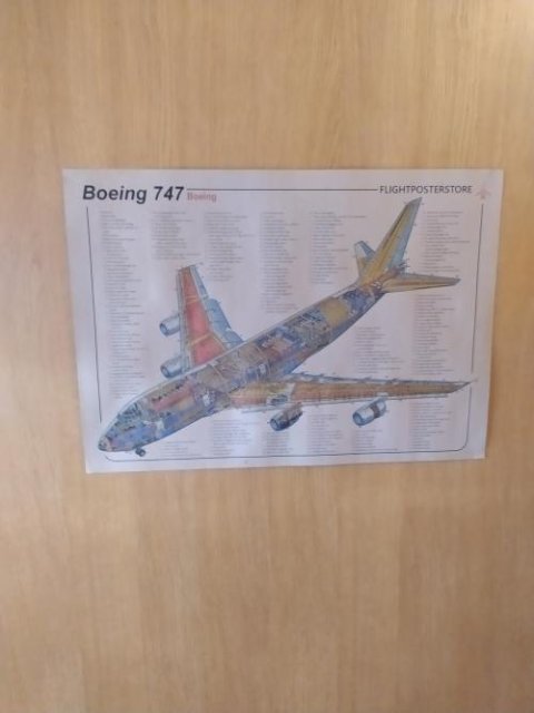 Boeing 747 Anatomy Poster – flightposterstore