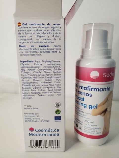 GEL CREMA REAFIRMANTE DE SENOS