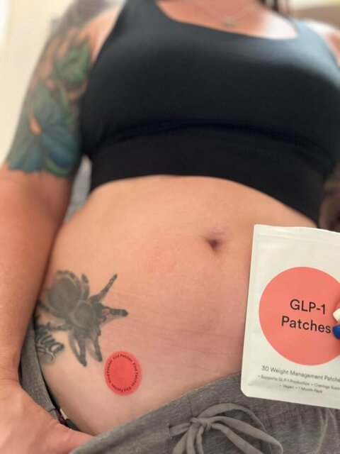 GLP-1 Patches Healthy Shape Support, Natural Appetite Suppressant With Vitamins B & Cinnamon For Craving Control, Vegan, Non-GMO (60 PCS - View #3