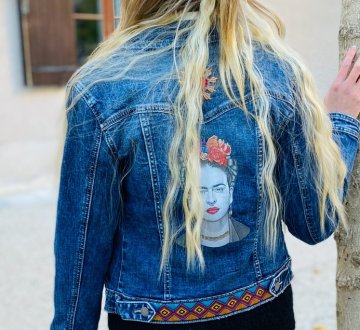 Veste Femme En Denim Avec Logo Harley-Davidson - Taille LARGE, Occasion Très Bon état
