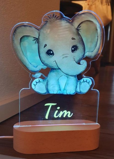 Personalisiertes Tiertraumlichtle