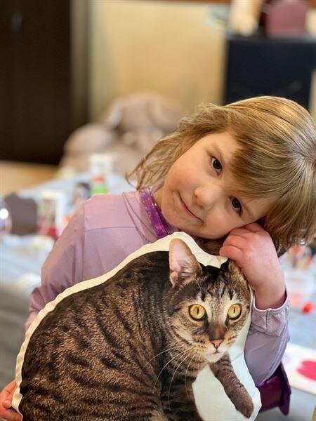 Personalisiertes Haustier-Fotokissen