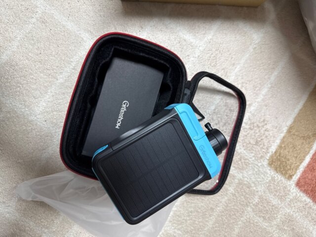 Greeshow 携帯浄水器 GS-2809 電動 ソーラー充電 手動ポンプ
