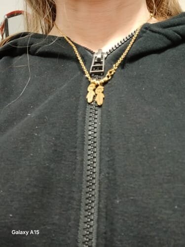 Foto del collar compartida en la opinión original de Isabel -.