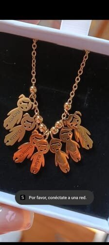 Foto del collar compartida en la opinión original de Reyes J.