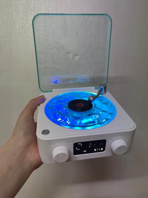 Aqua Vinyl Speaker