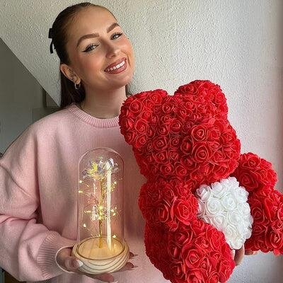 Forever Rose Bear