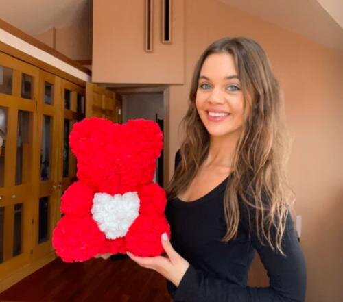 Forever Rose Bear