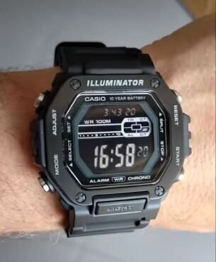 Casio MWD-110HB-1BV – Orologio Digitale Uomo Al Quarzo, 100m Water Resistant
