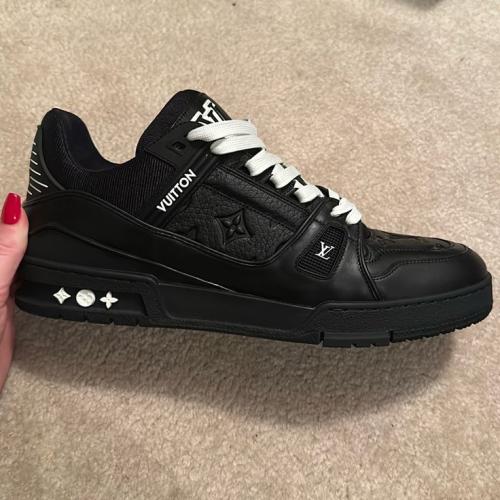 Customer photo of LV Trainer 'Black Embossed Monogram'