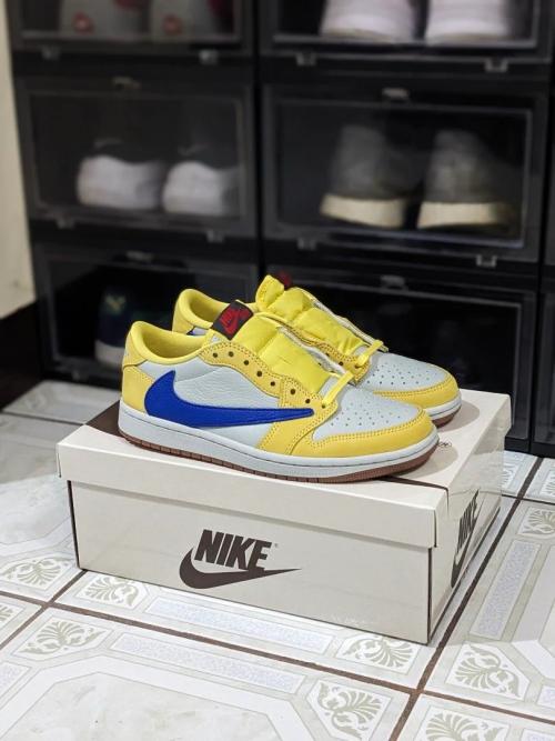 Customer photo of AJ 1 Low x Travis Scott 'Canary'