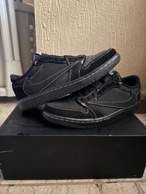 Customer photo of AJ 1 Low OG SP x Travis Scott 'Black Phantom'