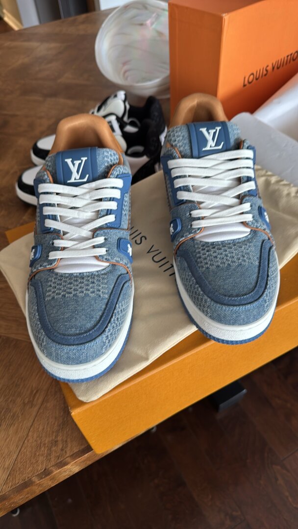 Customer photo of LV Trainer '#54 Signature - Khaki Blue'
