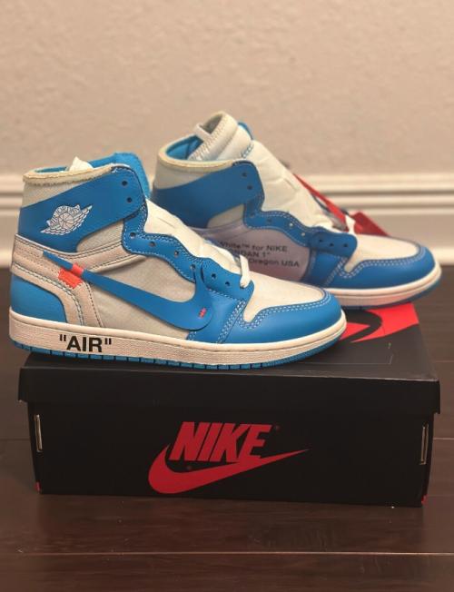 Customer photo of AJ 1 Retro High OG x OW 'UNC'