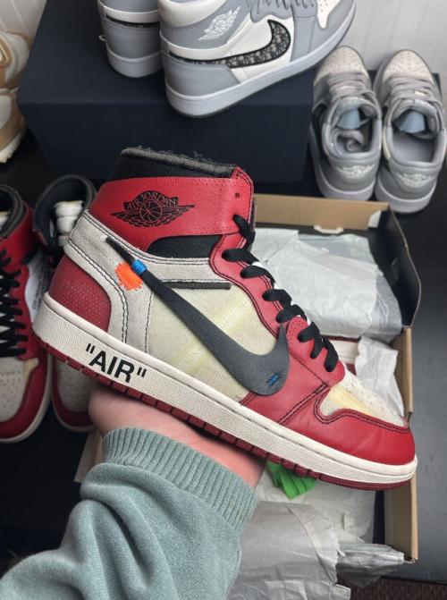 Customer photo of AJ 1 Retro High OG x OW 'Chicago'