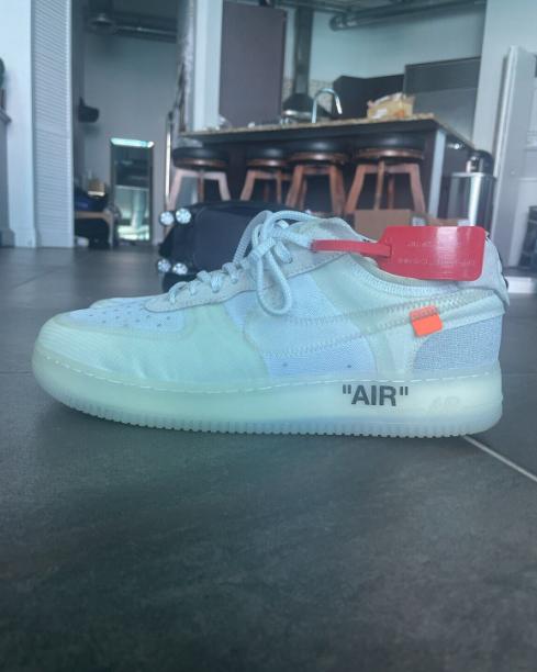 Customer photo of AF 1 Low x OW 'The Ten' White