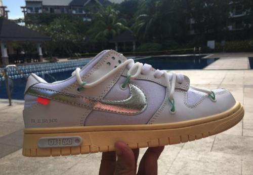 Customer photo of Dunk Low x OW 'Lot 40 of 50'