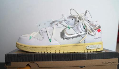 Customer photo of Dunk Low x OW 'Lot 40 of 50'