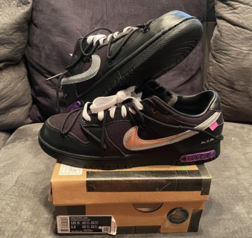 Customer photo of Dunk Low x OW 'Lot 40 of 50'