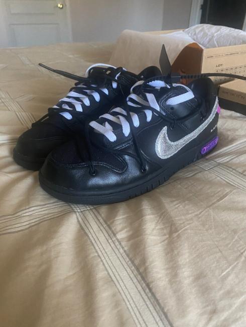 Customer photo of Dunk Low x OW 'Lot 40 of 50'