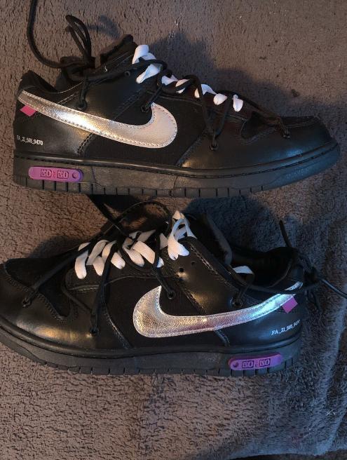 Customer photo of Dunk Low x OW 'Lot 40 of 50'