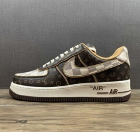 Customer photo of AF 1 Low x LV 'Monogram Brown Damier Azur'