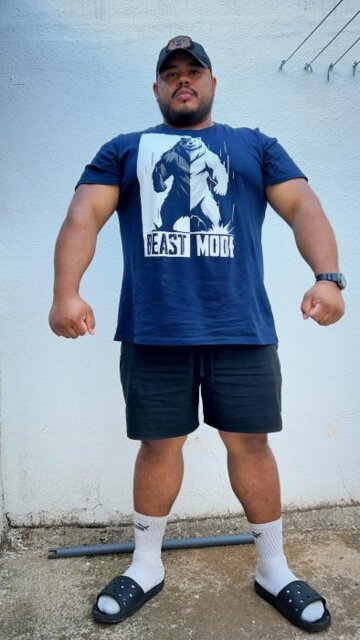 Camiseta orgánica oso Beast Mode