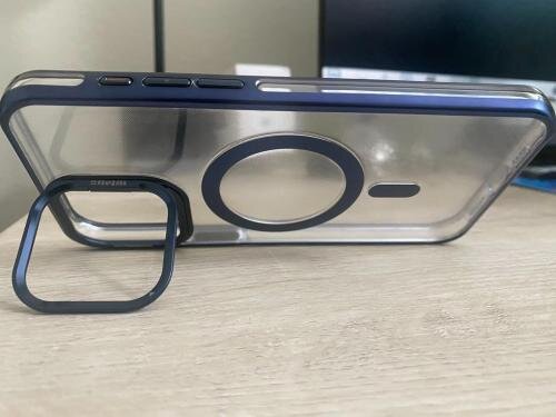 📸 HD Camera Lens Protector iPhone Case with Magnetic Kickstand