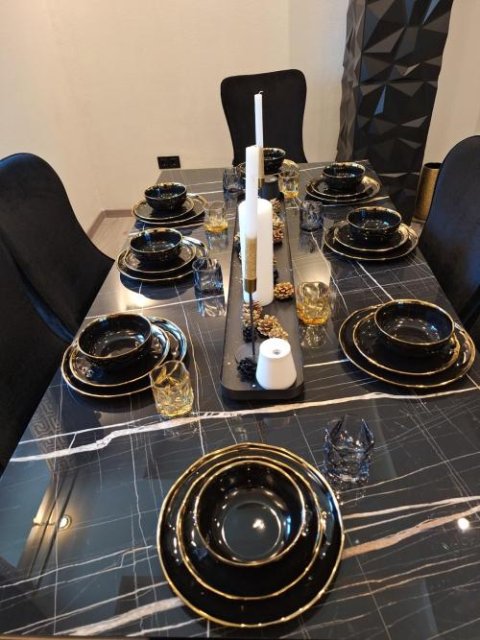 🌿 Elegant Green Ceramic Tableware – Handmade Perfection for the Dining Table 🍽️