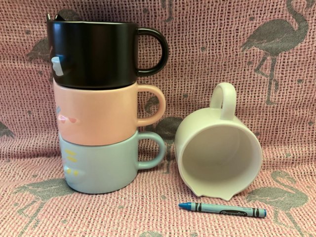 🎁 Perfect Cat Lover’s Gift: Stackable Mugs for Home & Office 🐈☕