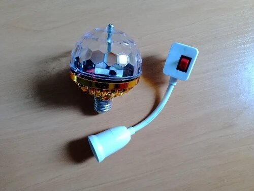 💡 Colorful LED Party Light: Plug & Play Fun 🎊