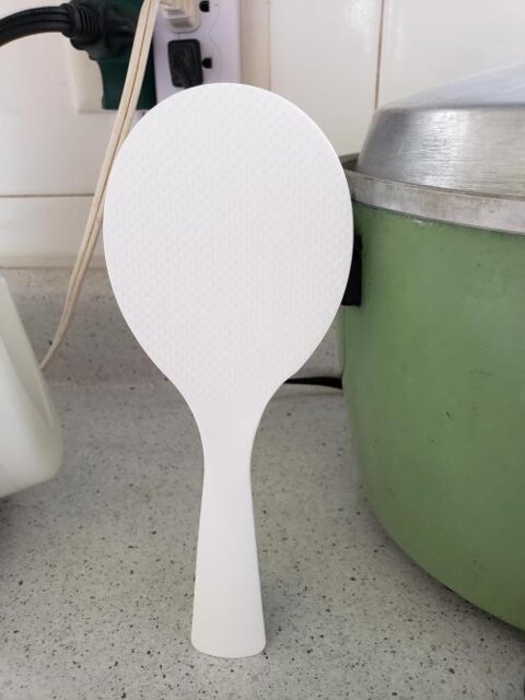 🌟 Hygienic Cooking Upgrade: Premium Standable Rice Paddle 🚿🍚