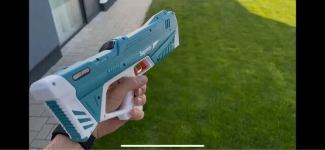 KESSER® Pistolet à Eau électrique Avec Batterie Rechargeable Pistolet à Eau 1000 Ml + 600 Ml Réservoir Supplémentaire Grand Pistolet à Eau Pour