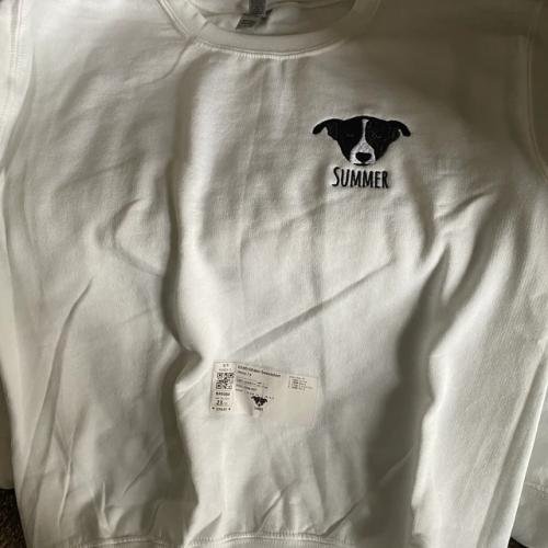 Sweat-shirt portrait personnalisé