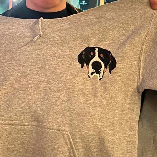 Sweat-shirt portrait personnalisé