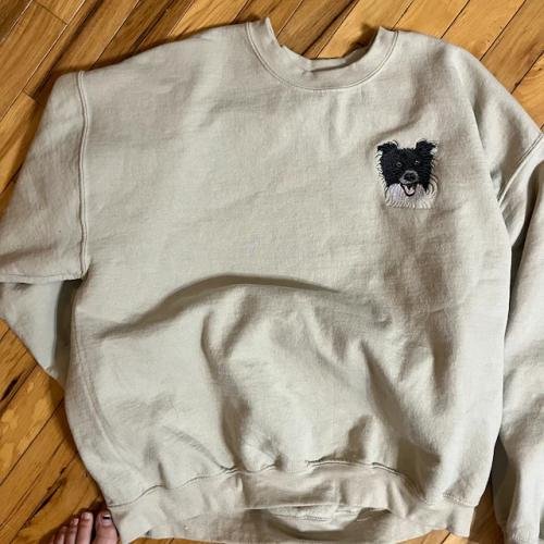 Sweat-shirt portrait personnalisé