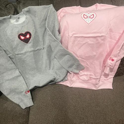 Custom Spider Couple Sweatshirt