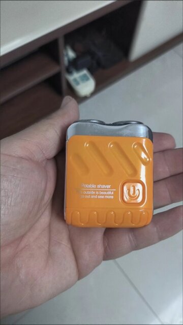 Portable Rotary Dual Ring Electric Shaver