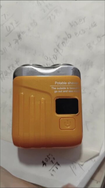 Portable Rotary Dual Ring Electric Shaver